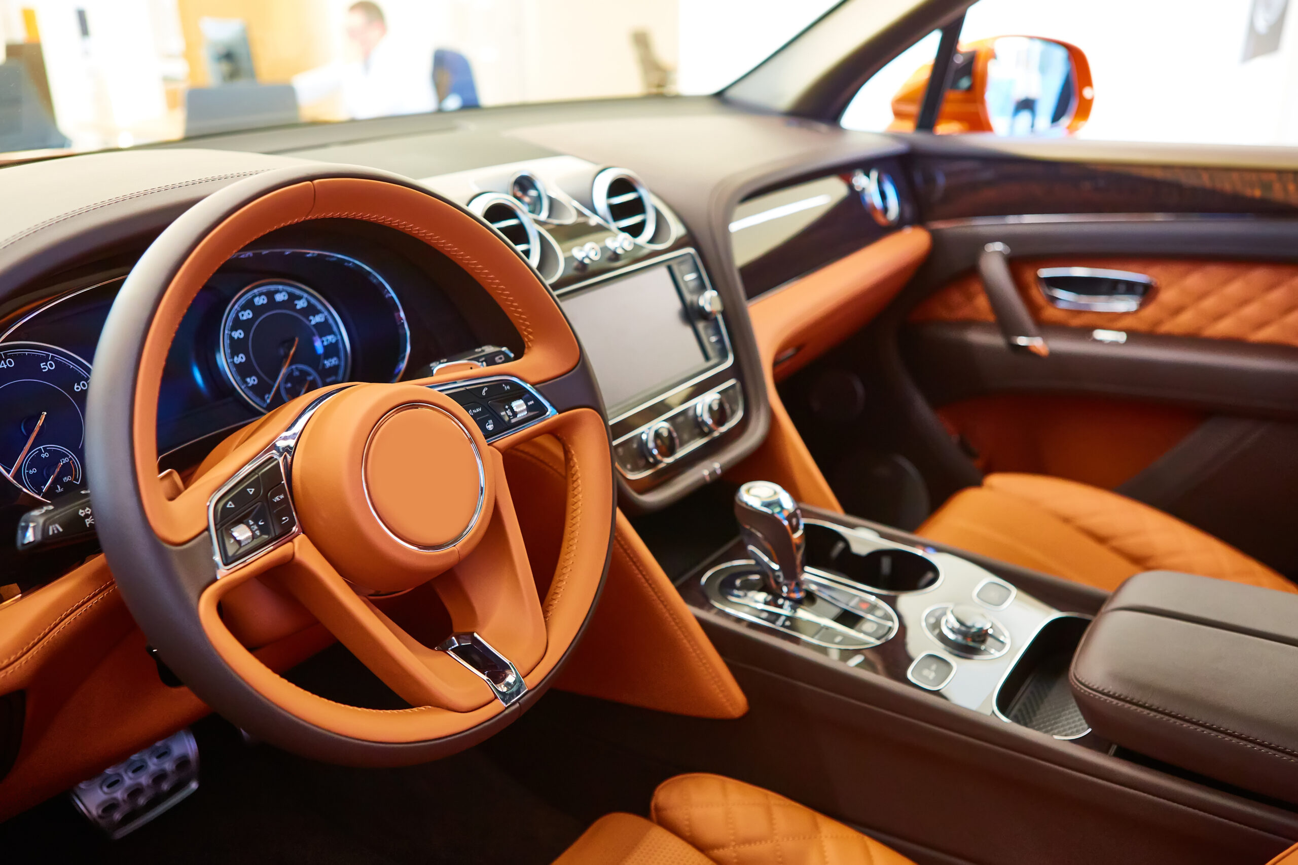 Interior Detail with Conditioned Leather seats